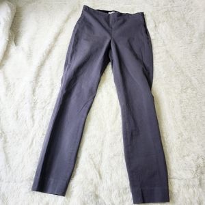 Everlane high rise pull on stretchy skinny gray pants size 4